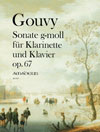 GOUVY Sonate op. 67 g-moll - Klarinette u. Klavier