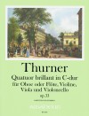 THURNER Quatuor brillant op. 33 Oboe u.Streichtrio