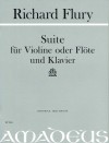FLURY, R. Suite for violin (flute) and piano