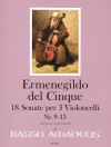 CINQUE 18 Sonate per 3 Violoncelli - Nr. 9-13
