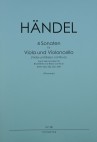 HÄNDEL 4 Sonaten - Stimmen (2) jeweils mit Part