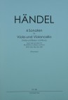 HÄNDEL 4 Sonaten - Stimmen (2) jeweils mit Part