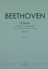 BEETHOVEN Drei Duette WoO 27/1,2,3 - Stimmen (2)