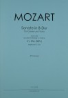 MOZART Sonate nach KV 306 in B-dur