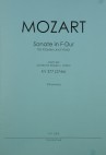 MOZART Sonate nach KV 377 in F-dur