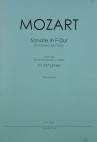 MOZART Sonate - Klavierpartitur, Stimme (1)