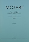 MOZART - Klaviertrio in C-Dur - Klavierpartitur
