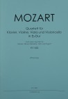 MOZART Klavierquartett - Part.u.St.