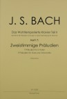 BACH - Wohltemperiertes Klavier Teil 2, Heft 7