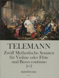 TELEMANN 12 Methodische Sonaten - Heft I: 1-3