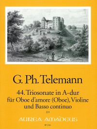 TELEMANN 44. Sonata a tre in A major (TWV 42:A14)