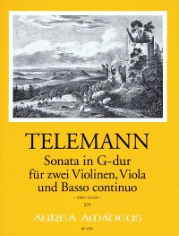 TELEMANN Sonata G-dur (TWV 43:G9) - Part.u.St.
