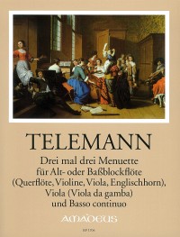 TELEMANN Trois fois trois Menuets