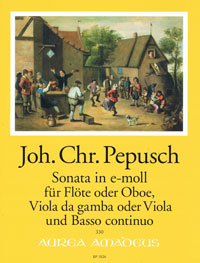 PEPUSCH Sonata e-moll - Part.u.St.