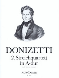 DONIZETTI, Gaetano 2. Streichquartett A-dur