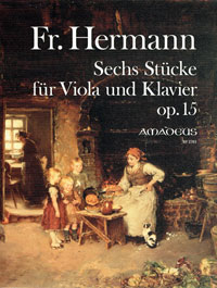 HERMANN F. 6 Stücke op. 15 für Viola und Klavier