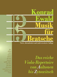 EWALD Musik für Bratsche - 4. Auflage 2013 !